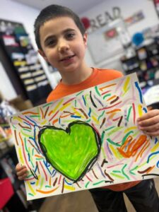 Child With Art Project